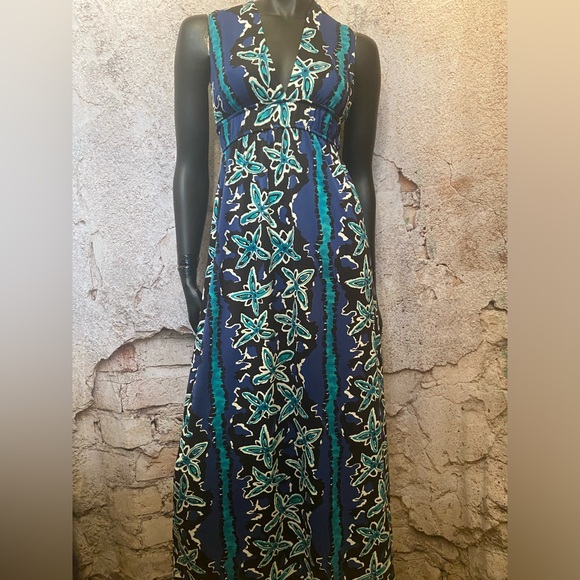 Necessary Objects Teal/Blue Maxi Dress - Picture 2 of 8